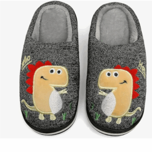 INMINPIN Inverno Pantofole da Casa Bambini dinosauro