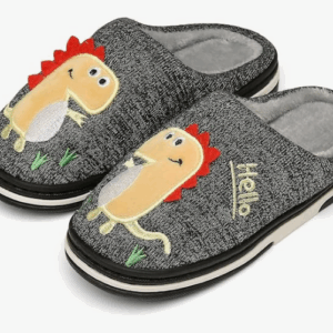 Alternative view of INMINPIN Inverno Pantofole da Casa Bambini dinosauro